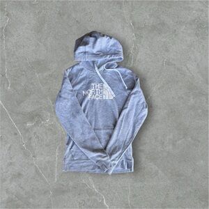 The North Face Women’s Grey and White Hoodie